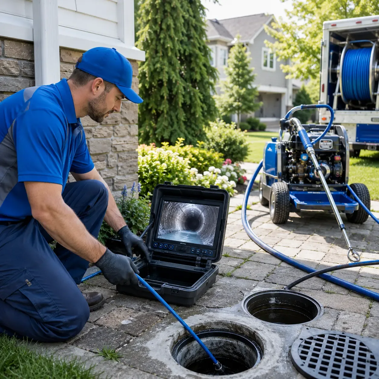 Outdoor drain cleaning professionals serving Sykesville, PA